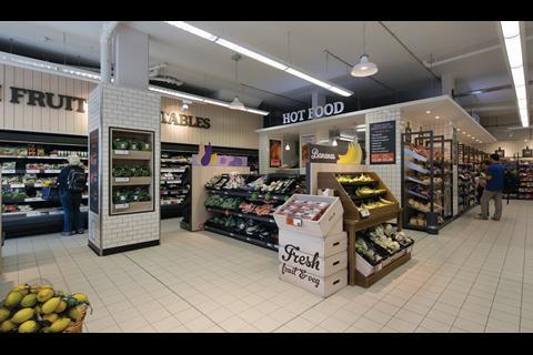 The store interior immediately suggests  freshness and food provenance